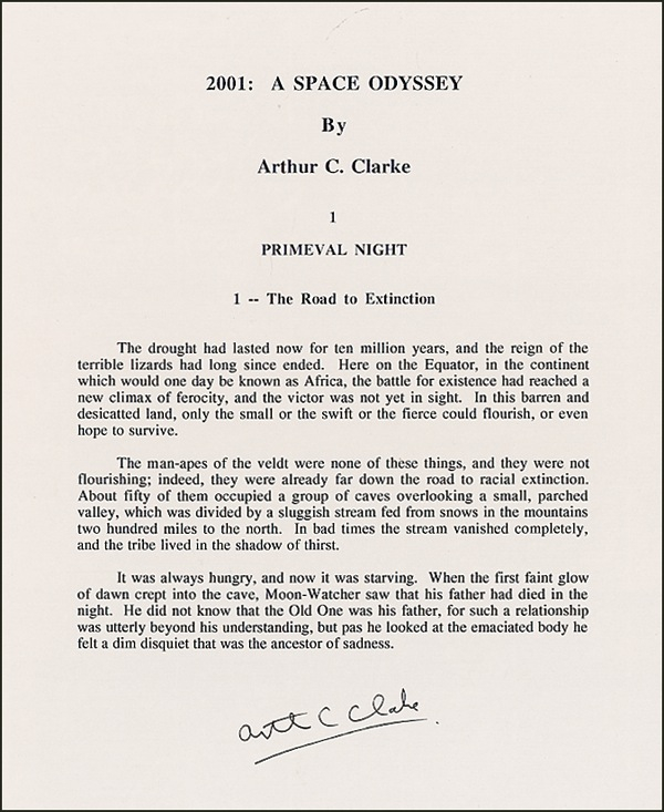 Lot 485 Arthur C. Clarke Group Lot