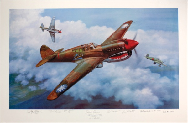 Lot 374 Flying Tigers Print