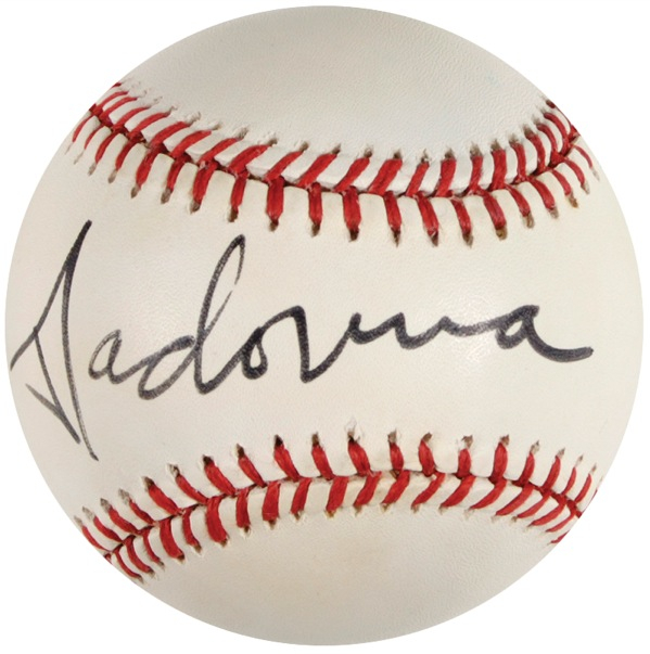 Lot 696 Madonna Baseball