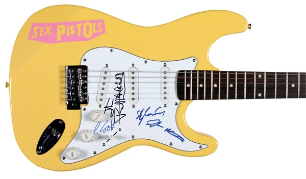 Lot 731 Sex Pistols Guitar