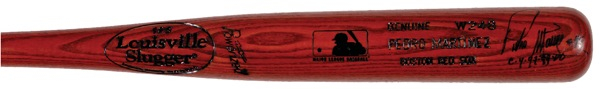 Lot 1354 Pedro Martinez Baseball Bat