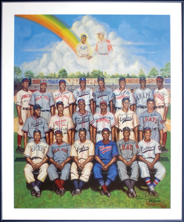 Lot 1164 Baseball: Negro League Print