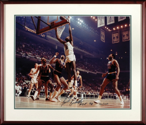 Lot 1423 Bill Russell Signed Photograph