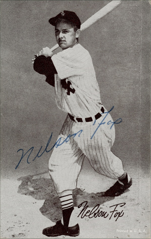 Lot 1245 Nellie Fox Signed Photograph