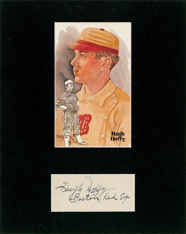 Lot 1237 Hugh Duffy Signature
