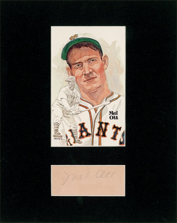 Lot 1381 Mel Ott Signature