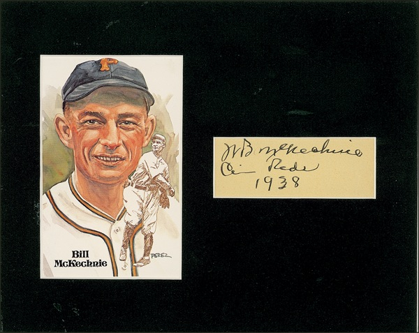 Lot 1357 Bill McKechnie Signature