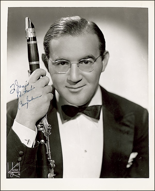 Lot 671 Benny Goodman Signed Photograph