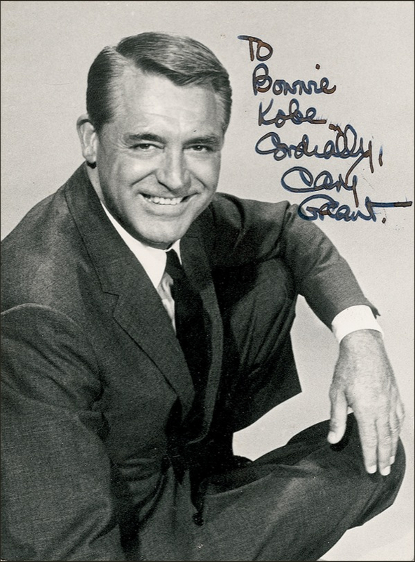 Lot 888 Cary Grant Signed Photograph