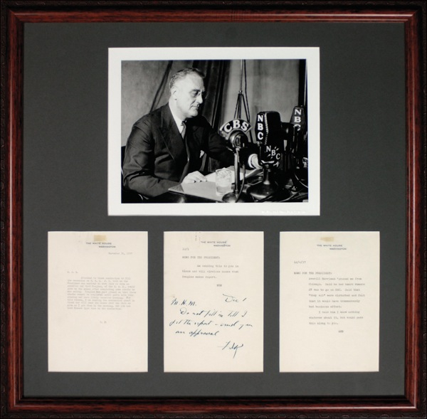 Lot 134 Franklin D. Roosevelt: Appointments to the SEC
