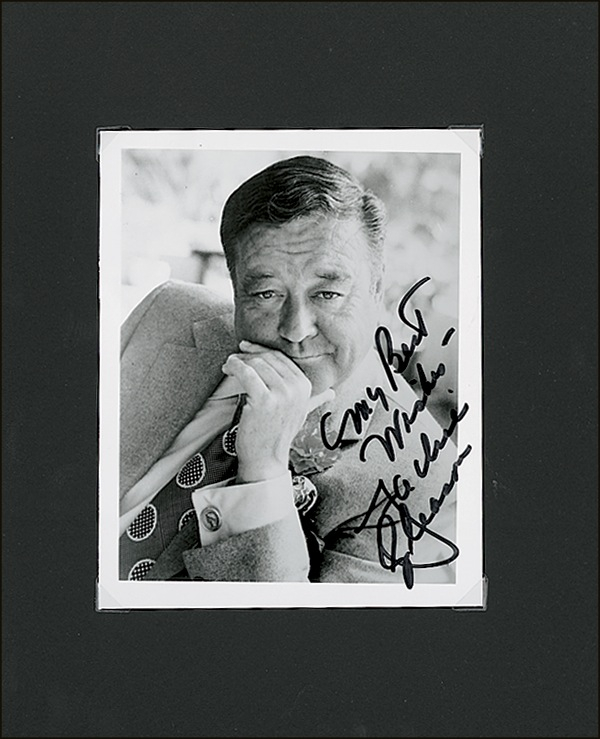 Lot 876 Jackie Gleason Signed Photograph