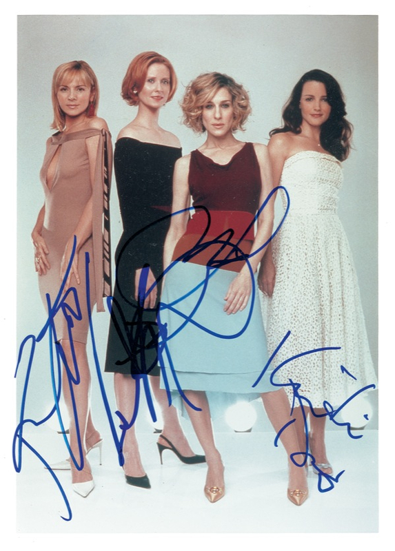 Lot 1050 Sex and the City Signed Photograph
