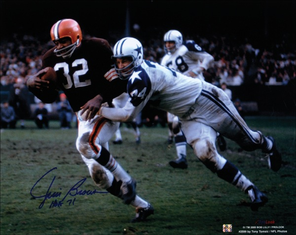 Lot 1196 Jim Brown Signed Photograph