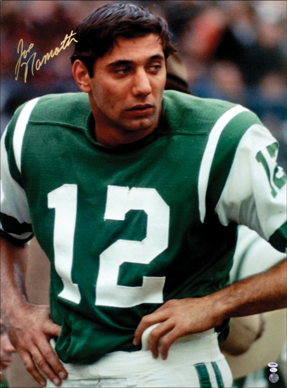 Lot 1371 Joe Namath Signed Photograph