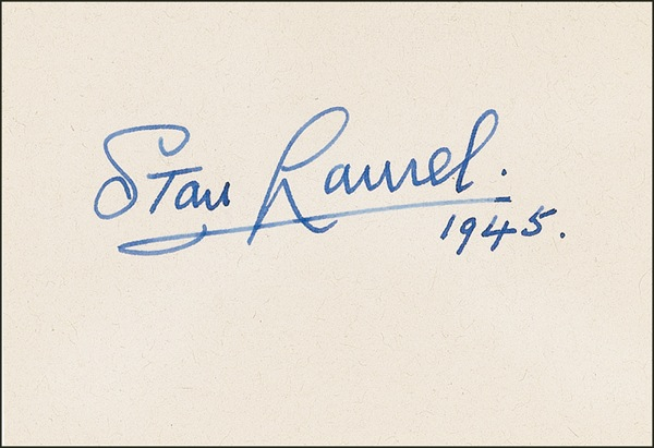 Lot 971 Stan Laurel Group Lot