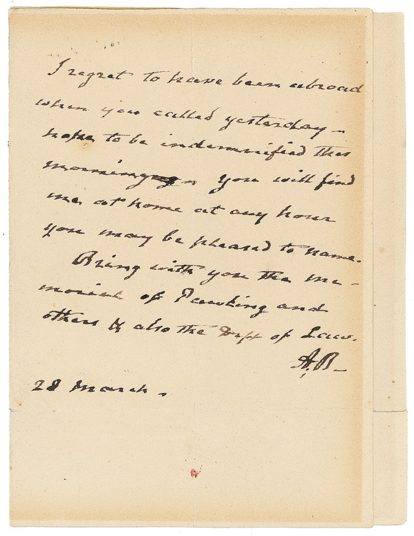 Lot 198 Aaron Burr Handwritten Letter Signed