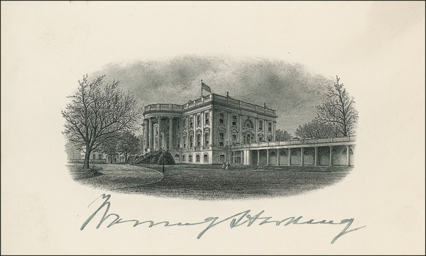 Lot 62 Warren G. Harding Engraving
