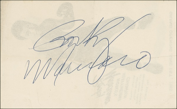 Lot 1343 Rocky Marciano Flyer