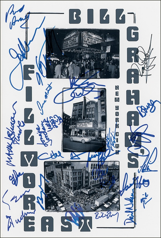 Lot 665 Fillmore East Signed Photograph