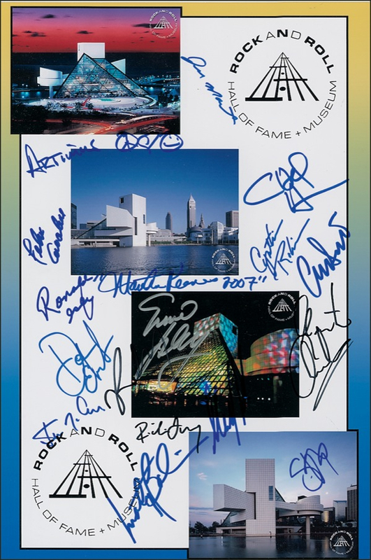 Lot 723 Rock and Roll Hall of Famers Signed Photograph