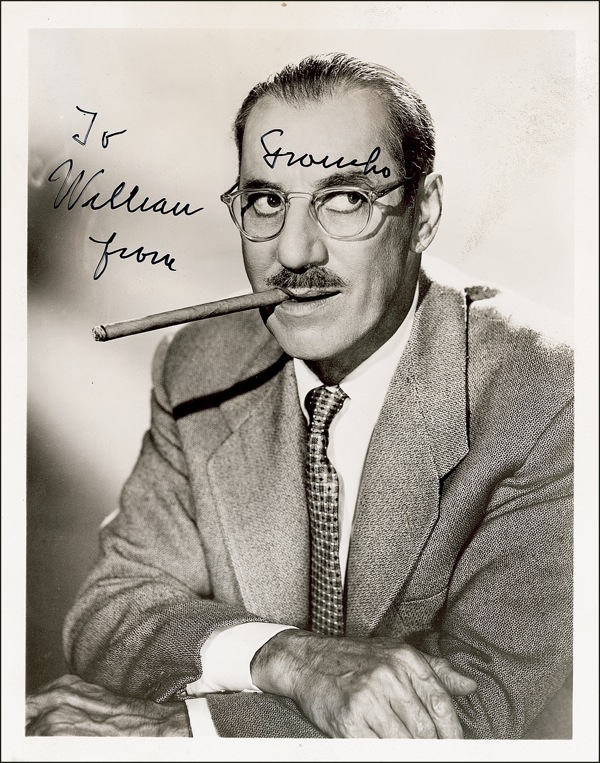 Lot 988 Groucho Marx Signed Photograph