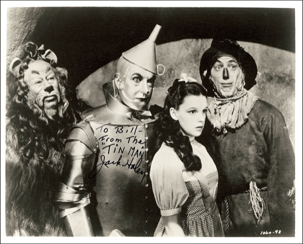 Lot 1119 Wizard of Oz: Haley, Jack Signed Photograph