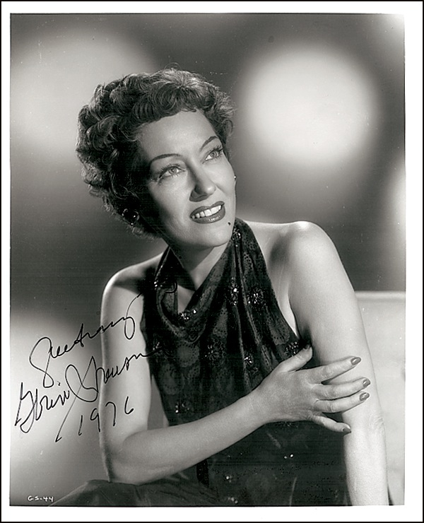 Lot 1074 Gloria Swanson Signed Photograph