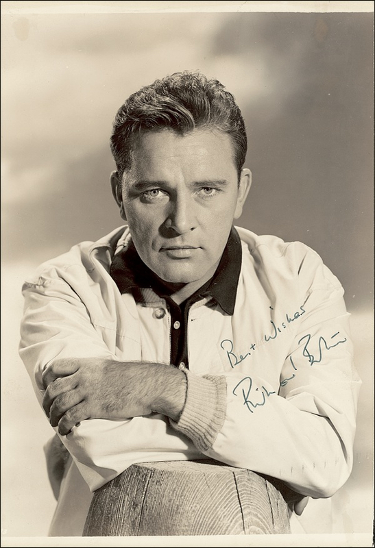 Lot 807 Richard Burton Signed Photograph