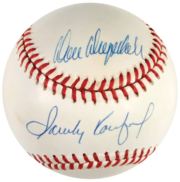 Lot 1305 Sandy Koufax and Don Drysdale Baseball