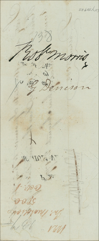 Lot 214 Declaration of Independence: Morris, Robert Endorsement