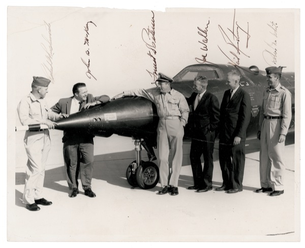 Lot 424 Neil Armstrong: Armstrong and his fellow X-15 pilots