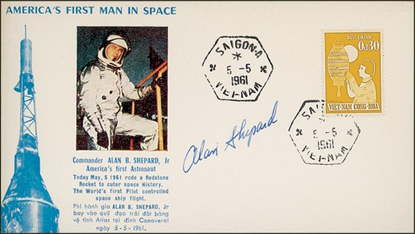 Lot 460 Alan Shepard Commemorative Cover