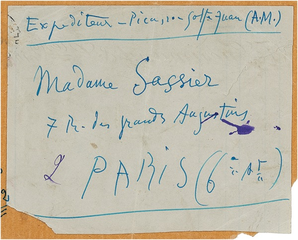 Lot 532 Pablo Picasso Signature