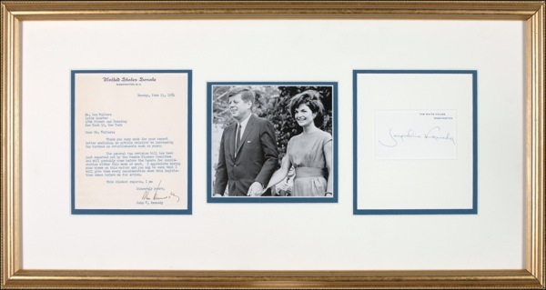 Lot 86 John and Jacqueline Kennedy Group Lot