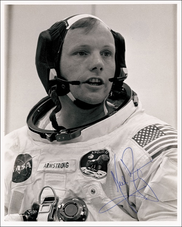 Lot 425 Neil Armstrong Signed Photograph