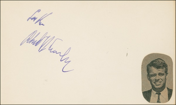 Lot 260 Robert F. Kennedy Signature
