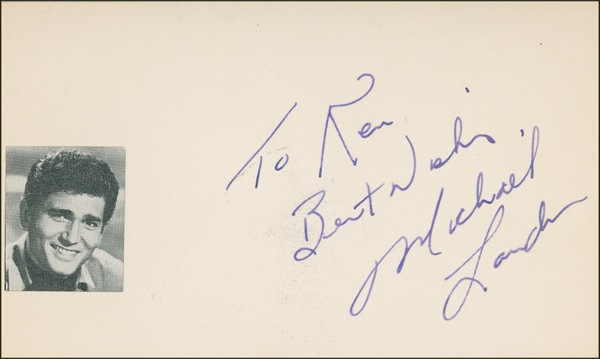 Lot 794 Bonanza: Signatures of the Cartwrights