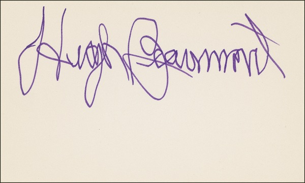 Lot 778 Hugh Beaumont Signature