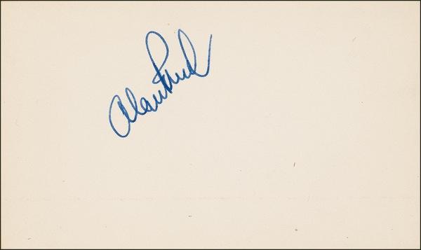 Lot 667 Alan Freed Signature