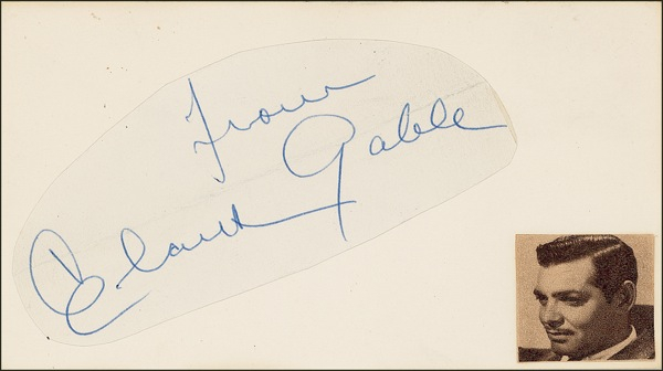 Lot 867 Clark Gable