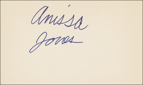 Lot 933 Anissa Jones Signature