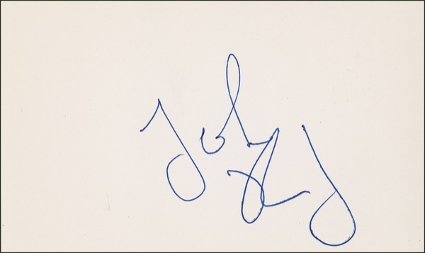 Lot 259 John F. Kennedy, Jr. Signature