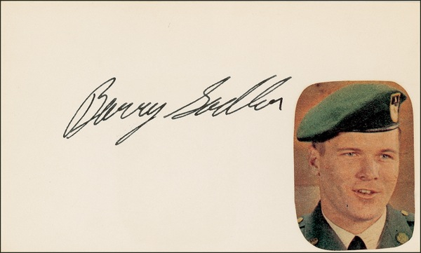 Lot 730 Barry Sadler Signature