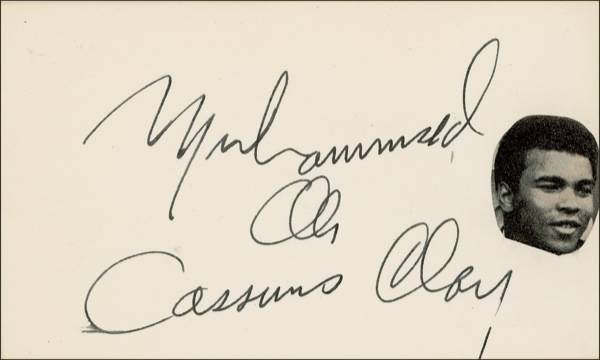 Lot 1138 Muhammad Ali: The Greatest meets the Greatest