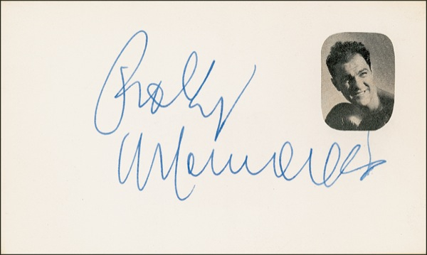 Lot 1345 Rocky Marciano Signature