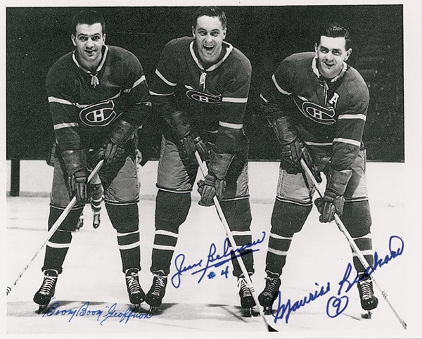 Lot 1363 Montreal Canadiens Signed Photograph