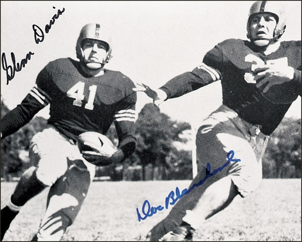 Lot 1218 Glenn Davis and Doc Blanchard Signed Photograph