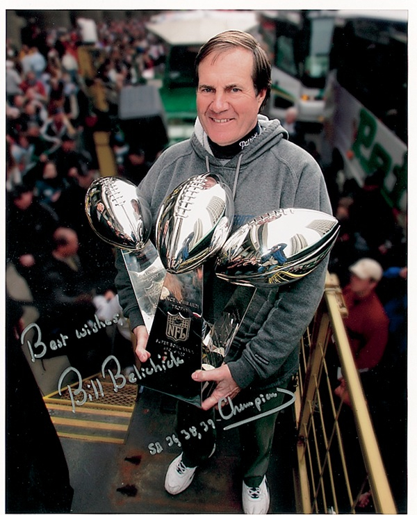 Lot 1168 Bill Belichick Signed Photograph