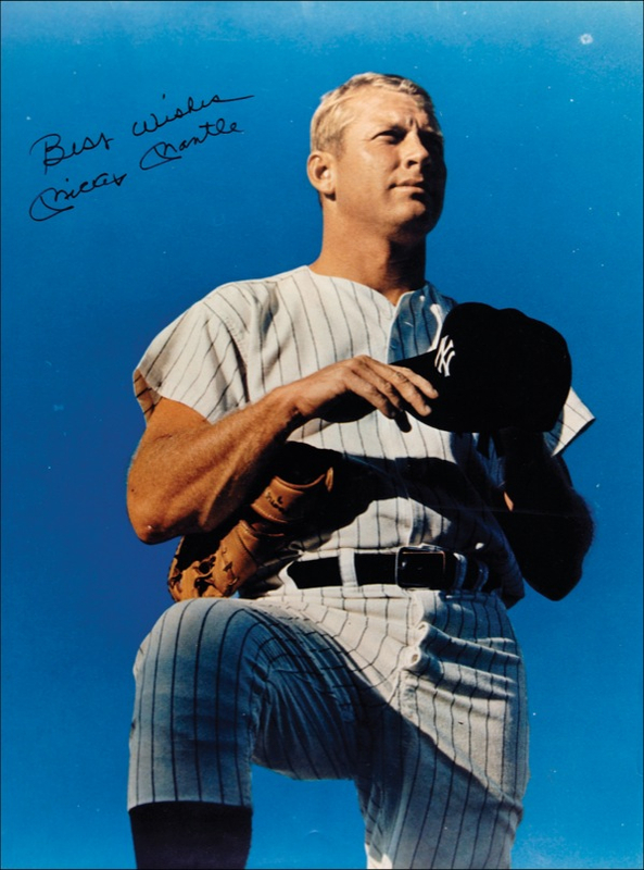 Lot 1339 Mickey Mantle Signed Photograph