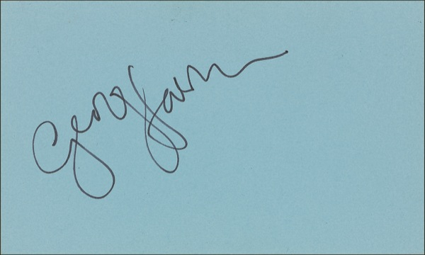 Lot 612 Beatles: Harrison, George Signature